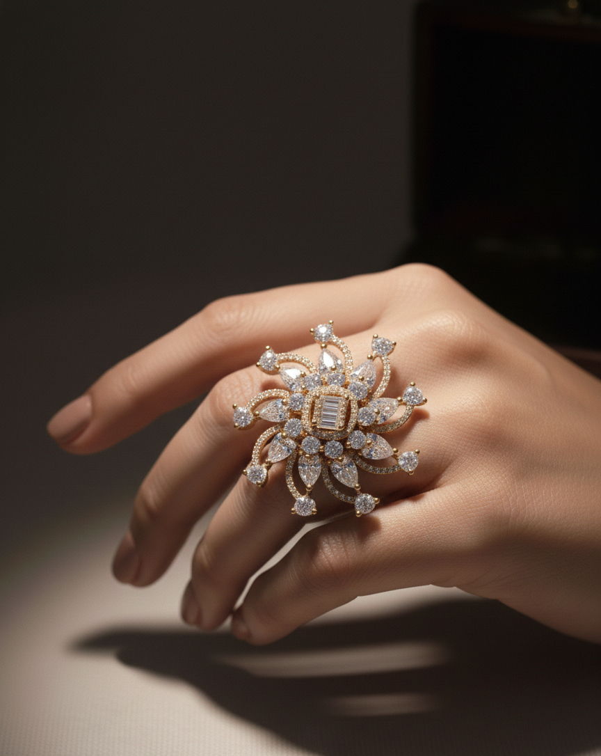 Nova Starburst Ring