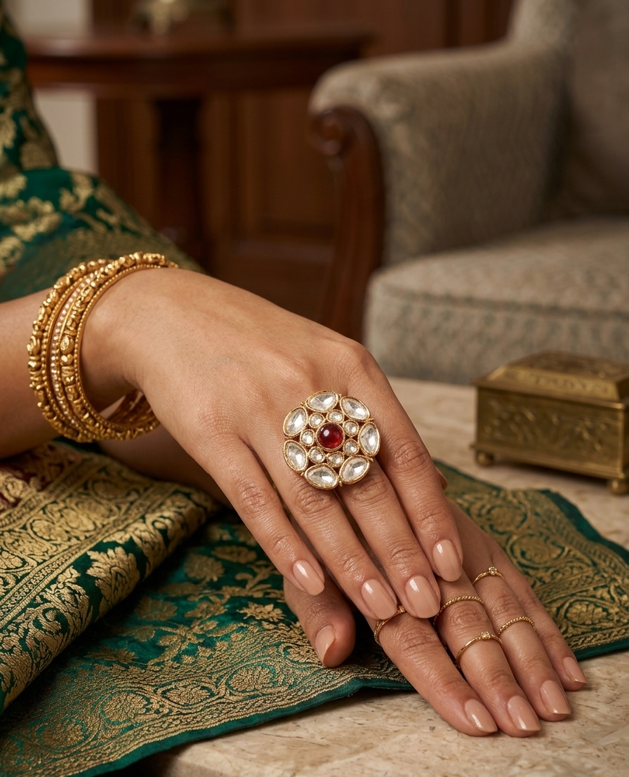 Scarlet Lotus Ring