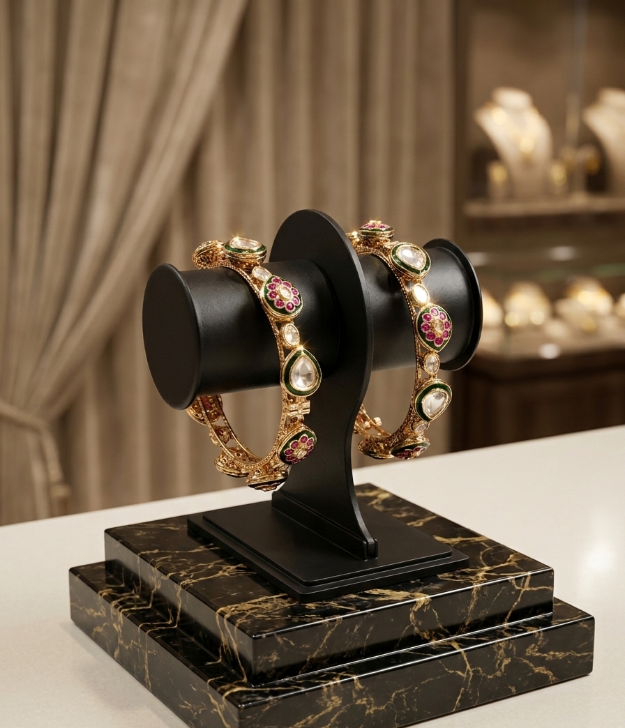 Polki & Petal Bangles