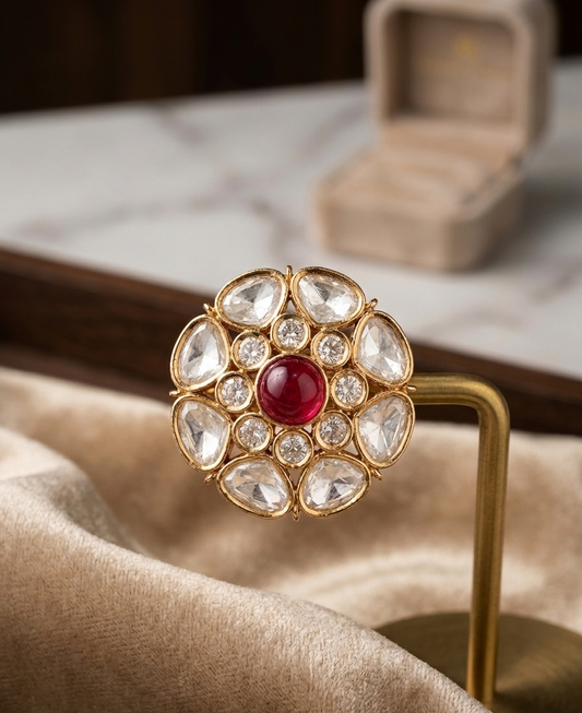 Scarlet Lotus Ring
