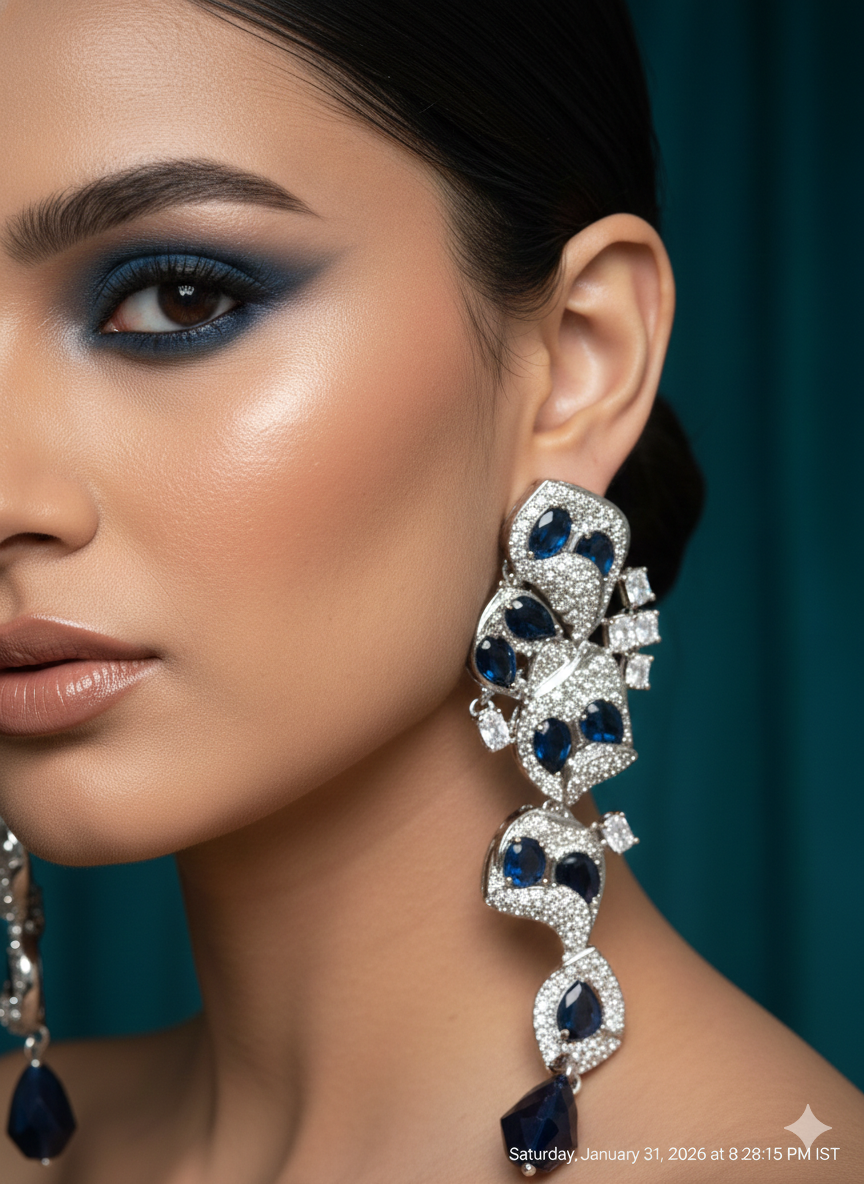 Midnight Chandelier Earrings
