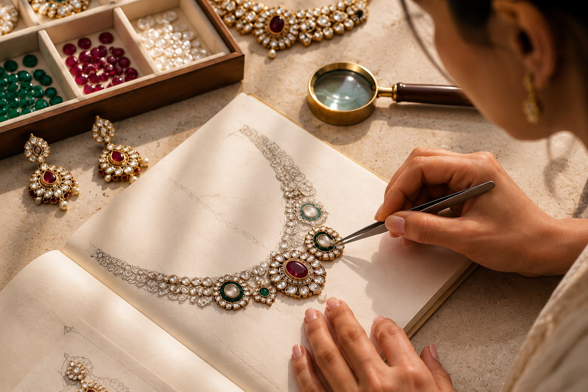 Jewellery detail from The Heirloom Tale