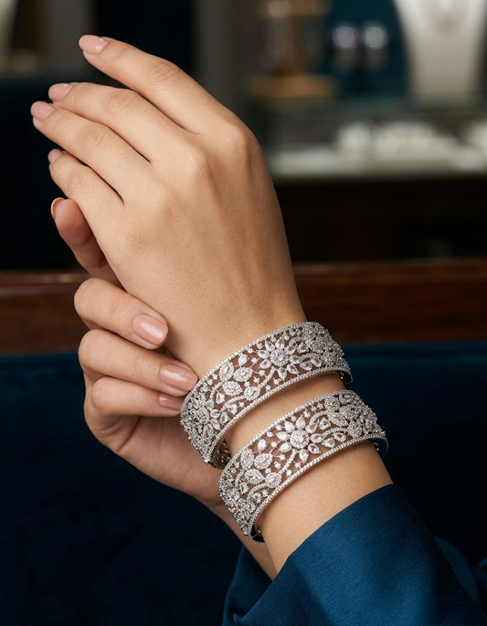 The Shimmering Flora Cuffs