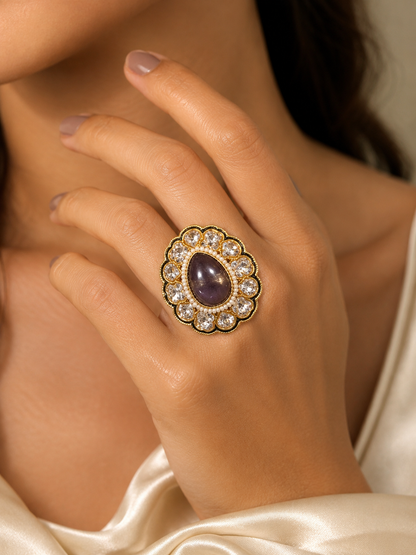Ruhani Teardrop Ring