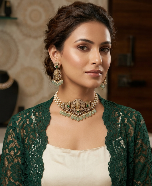 Devika Antique Necklace Set