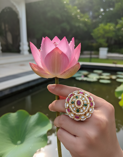 Pearl Peony Ring