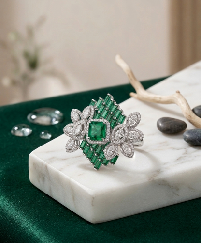 Emerald Oasis Ring