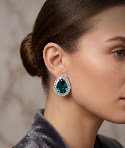 Luminous Pear-Cut Studs