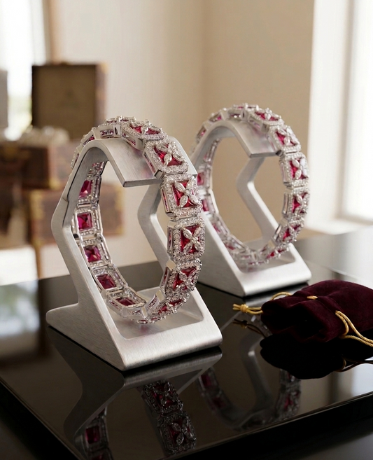 The Timeless Lattice Bangles