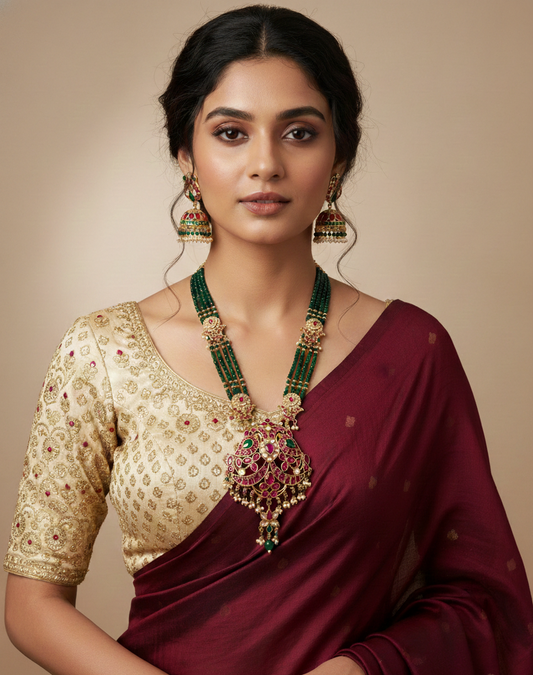 Antique Kundan Vihara Set