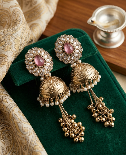 Tarini Ghungroo Jhumkas
