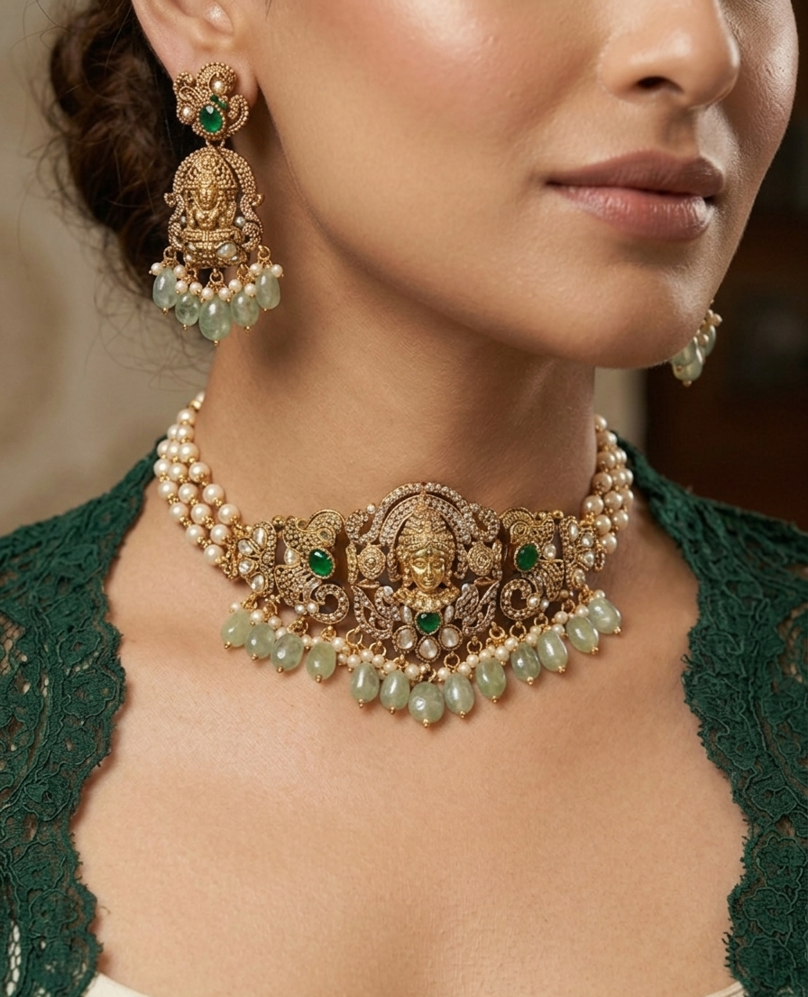 Devika Antique Necklace Set