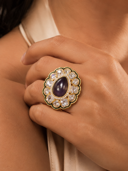 Ruhani Teardrop Ring