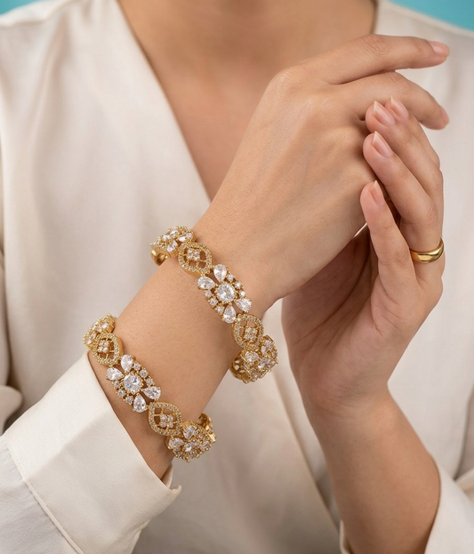 Noor Crystal Bangles