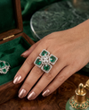 Quadrant Crown Ring