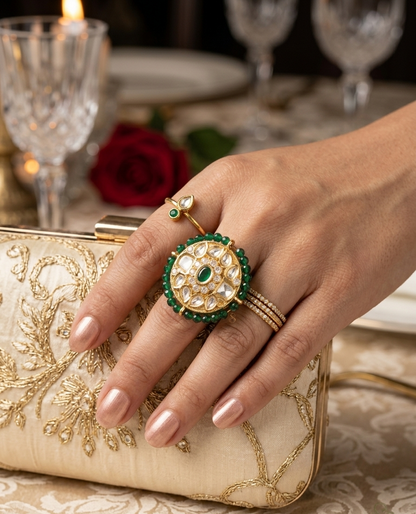 RajKumari Medallion Ring