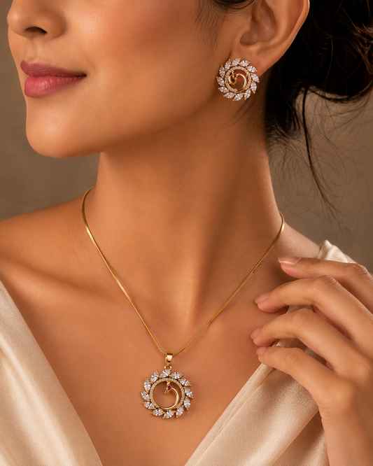 Swarna Mayur Sparkle Set