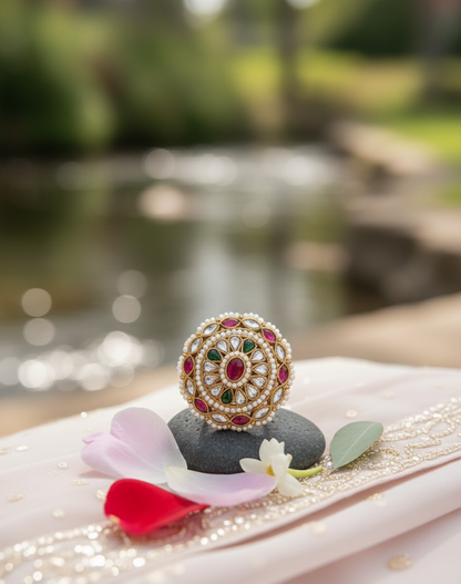 Pearl Peony Ring