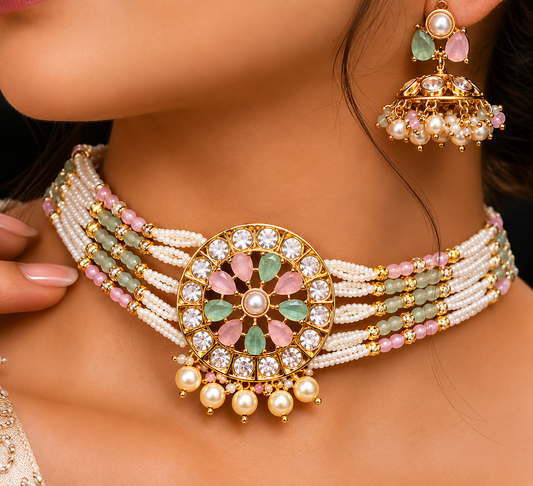 The Rajasi Pastel Choker