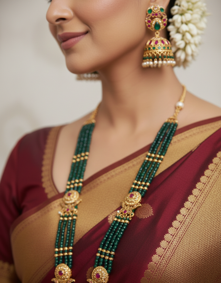 Antique Kundan Vihara Set