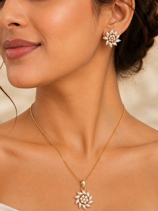 Mogra Pearl Set
