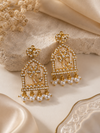 Jharokha Pearl Earrings