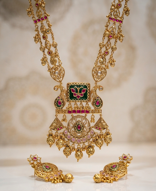 Swarna Mayura Long Set
