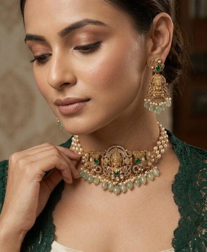 Devika Antique Necklace Set