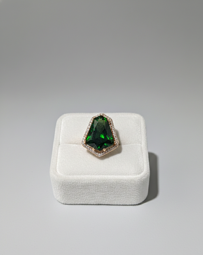 Midnight Emerald Ring