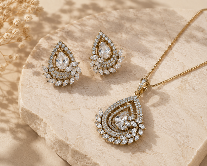 Royal Dewdrop Pendant Set