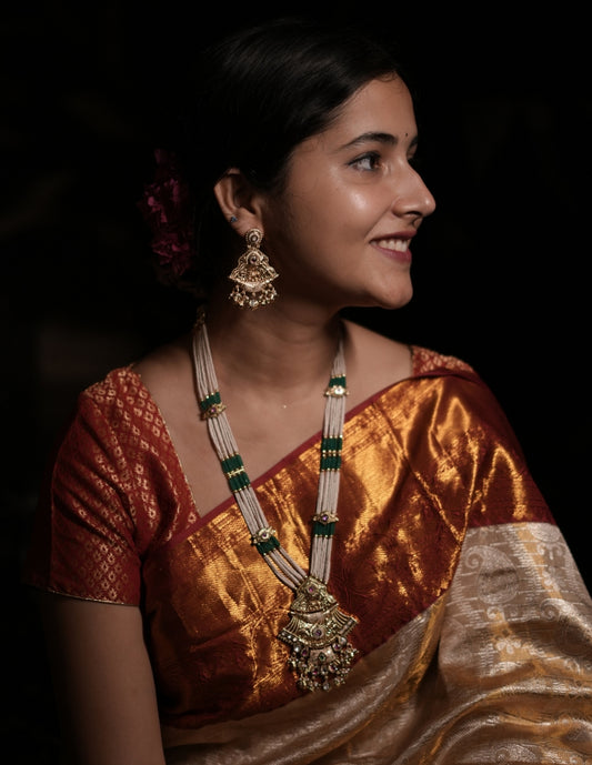 Aaradhya Temple Haar Set
