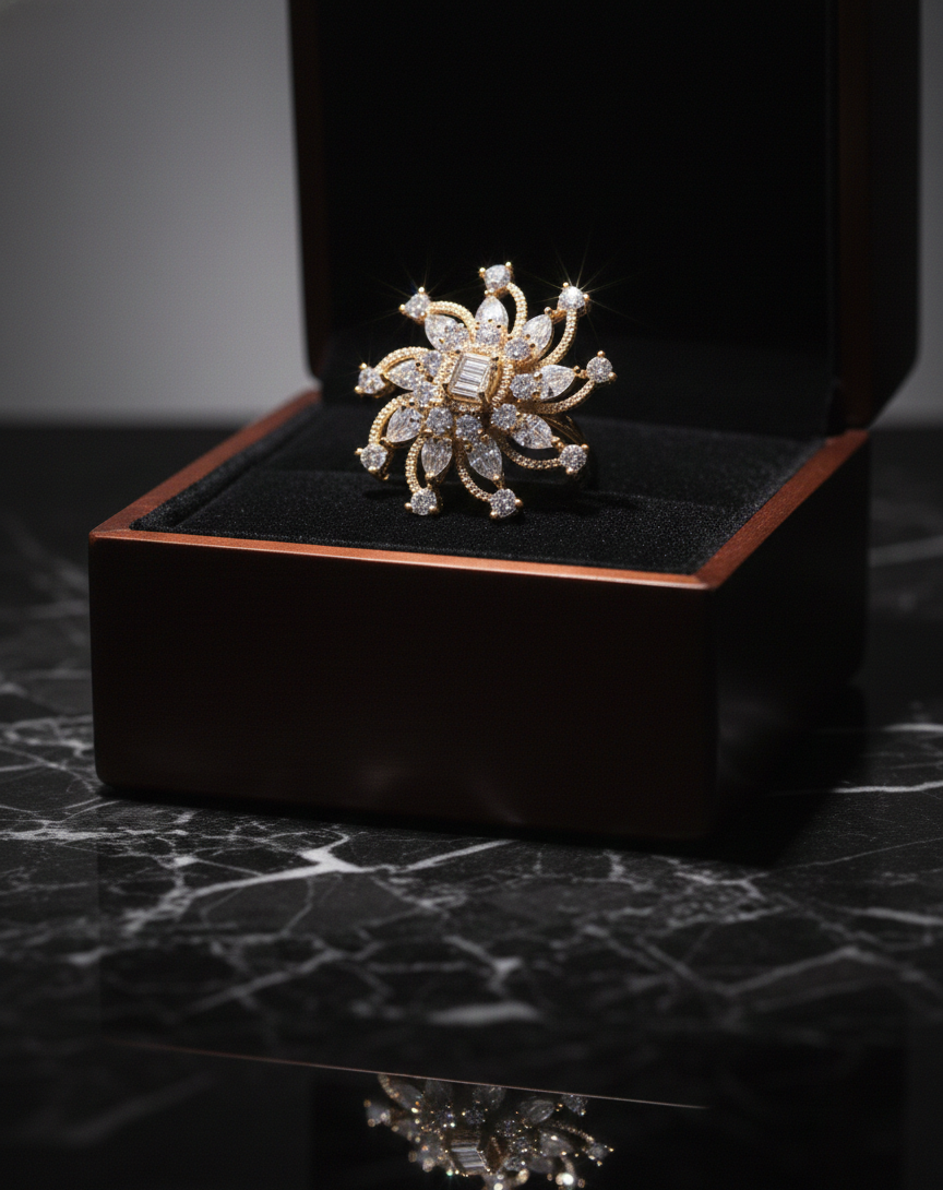 Nova Starburst Ring