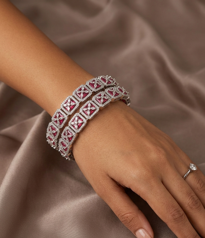 The Timeless Lattice Bangles