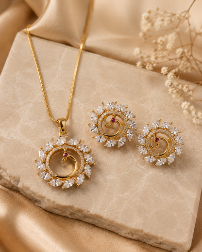 Swarna Mayur Sparkle Set