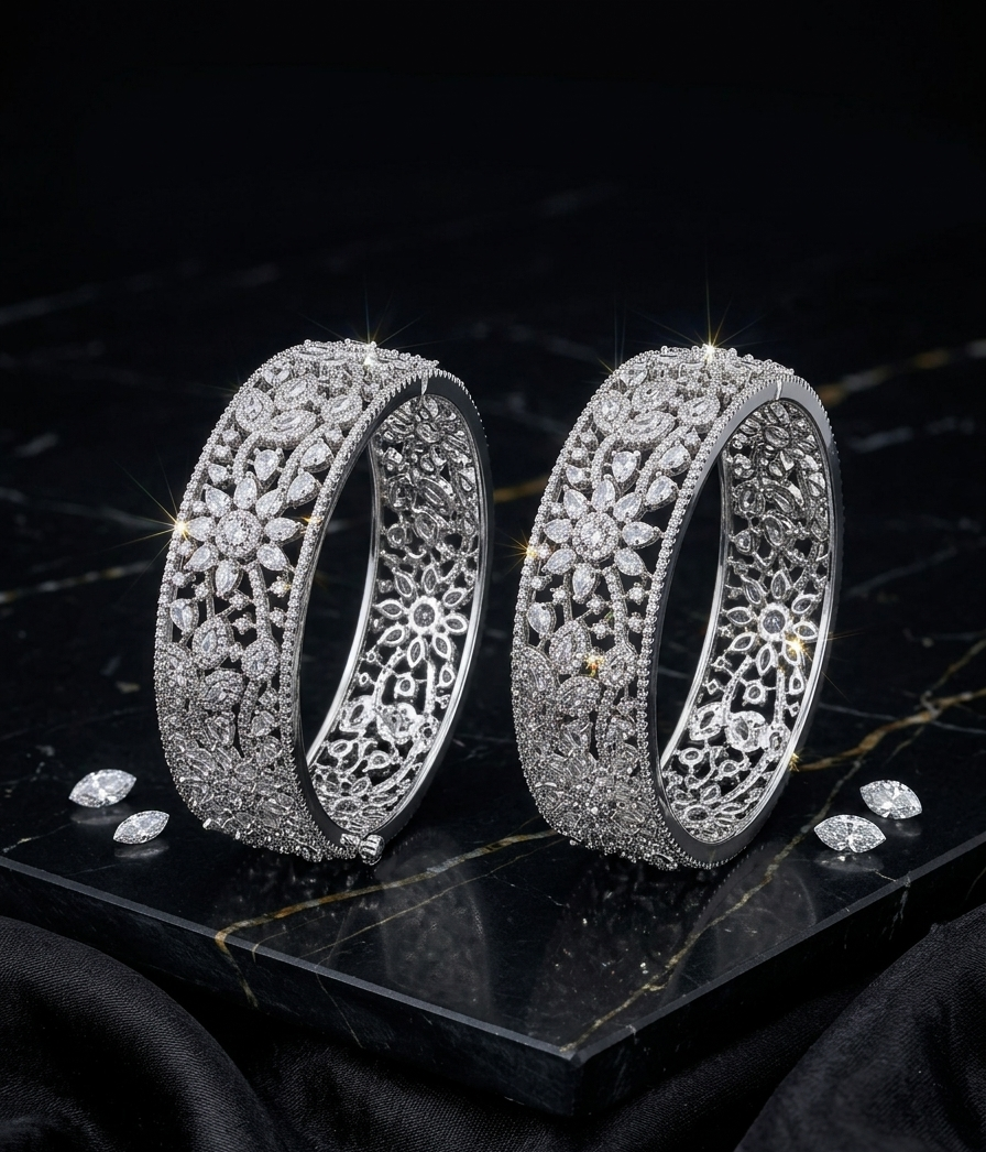The Shimmering Flora Cuffs