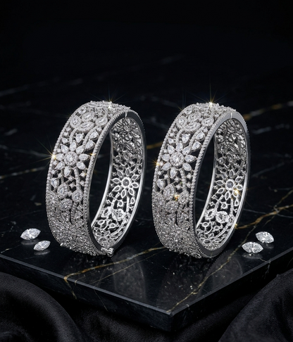 The Shimmering Flora Cuffs
