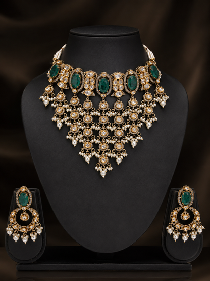 Rajvi Panna Waterfall Choker