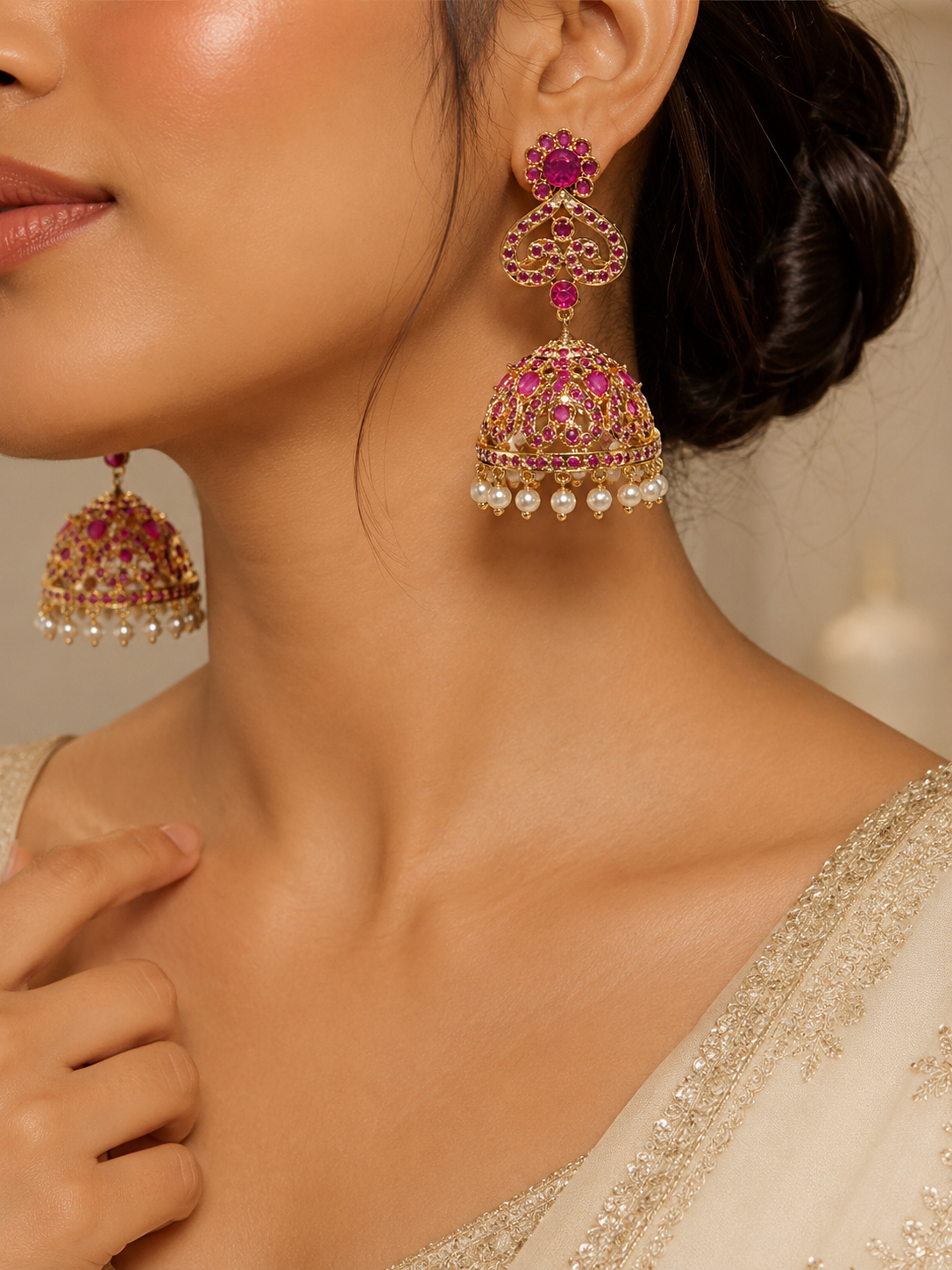 Gulnaar Royale Jhumka
