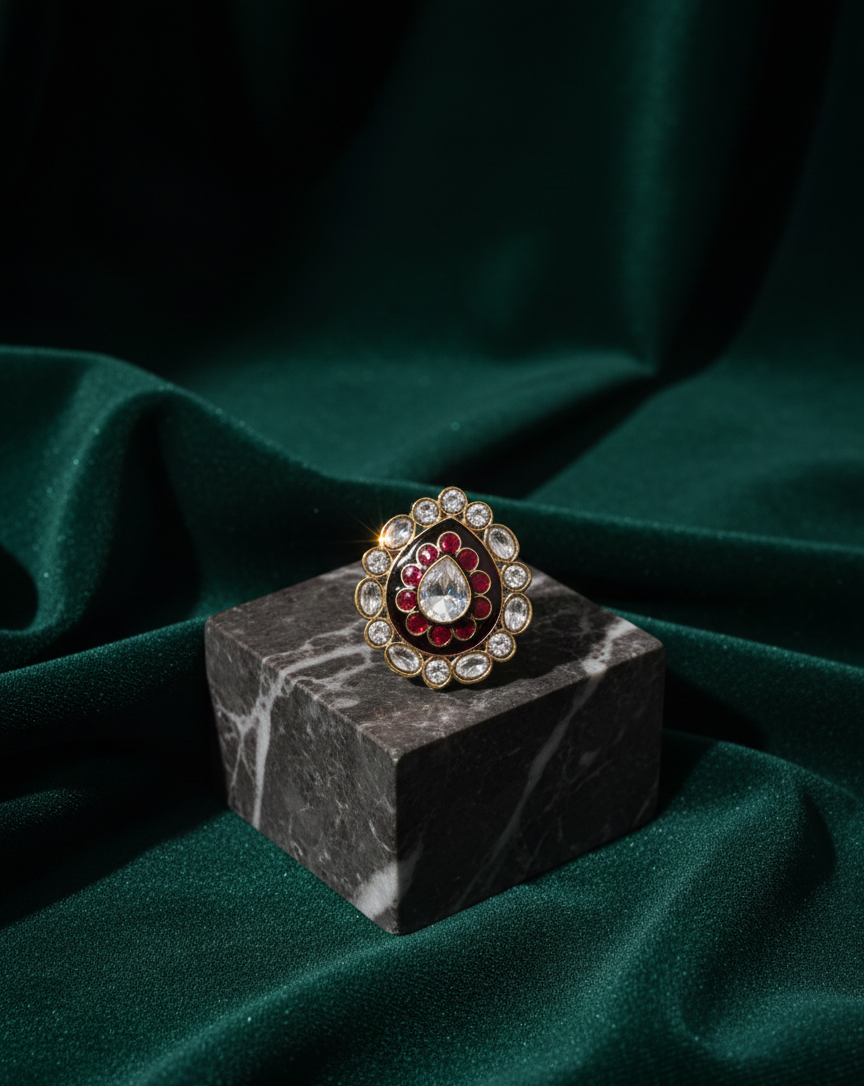 Crimson Lotus Heirloom Ring