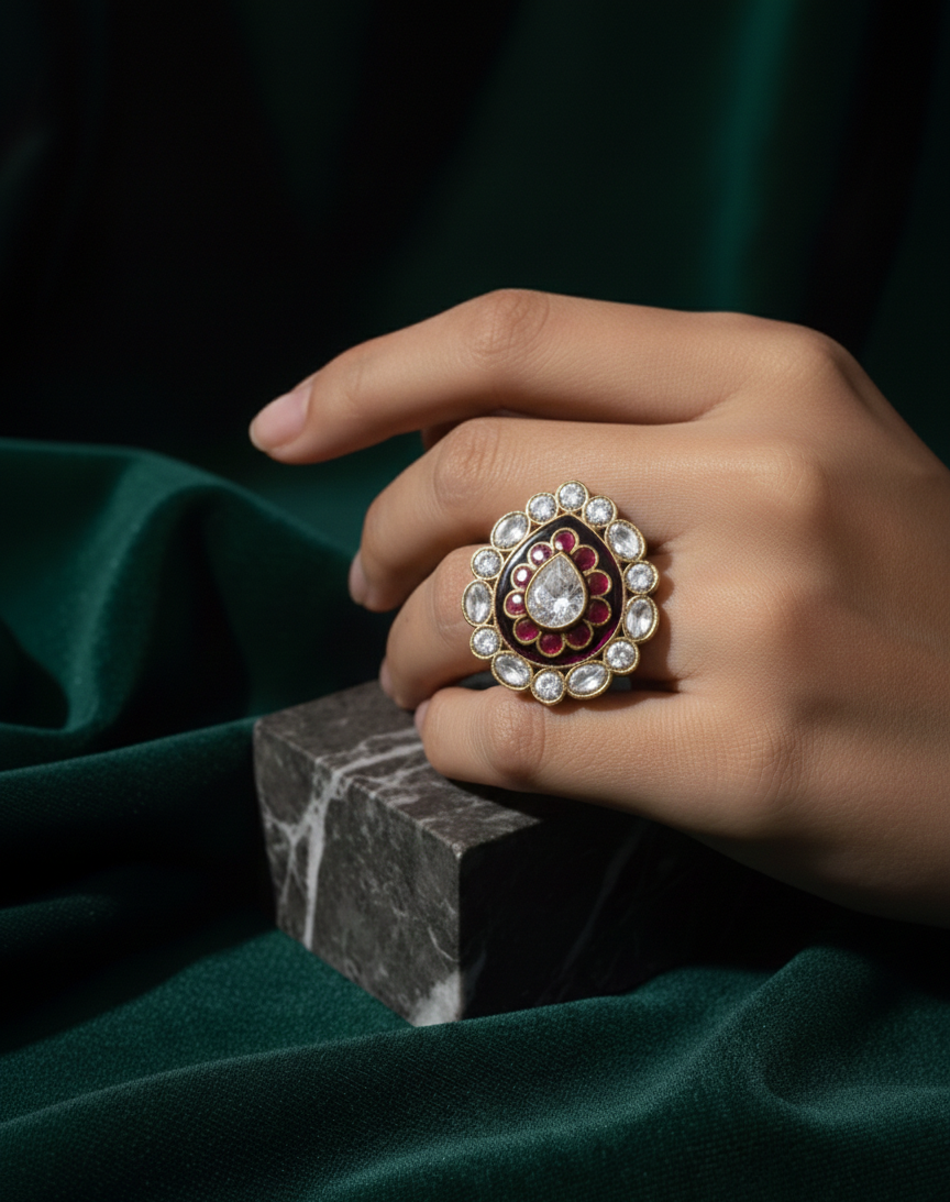 Crimson Lotus Heirloom Ring