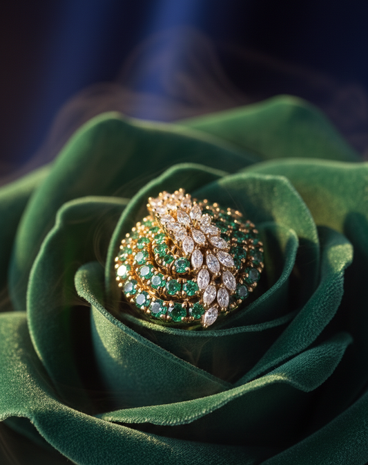Lumina Emerald Heirloom Ring