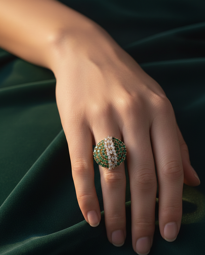 Lumina Emerald Heirloom Ring