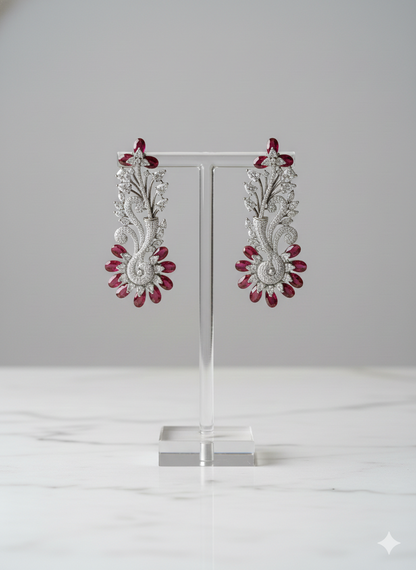 Majestic Maroon Florals