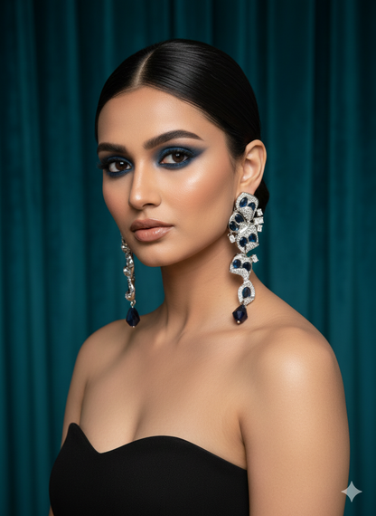 Midnight Chandelier Earrings