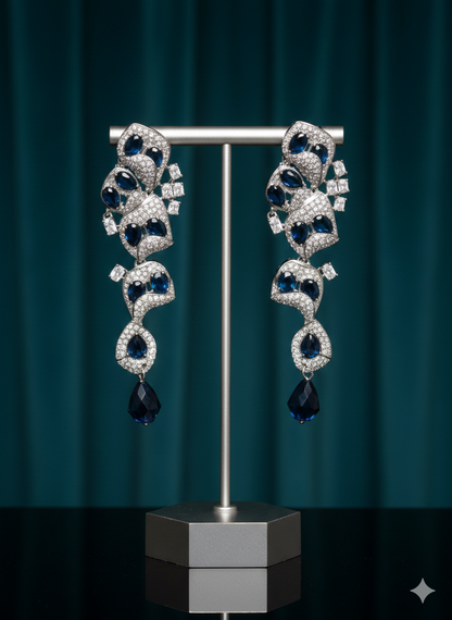 Midnight Chandelier Earrings