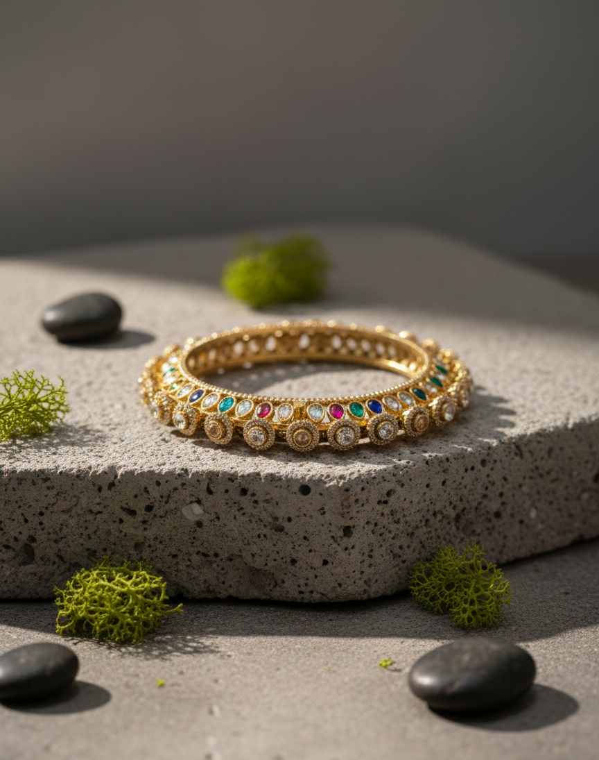 Navrang Polki Bangle