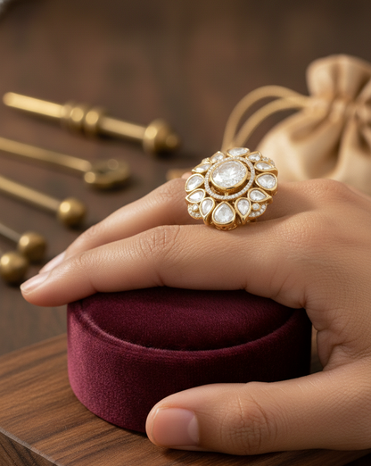 Royal Darbar Heirloom Statement Ring
