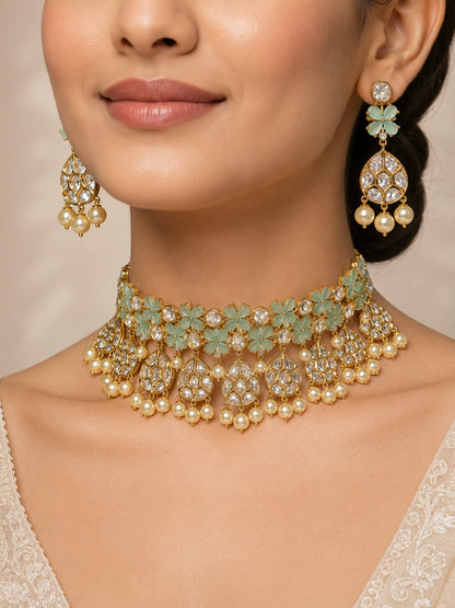 Nargis Floral Polki Set