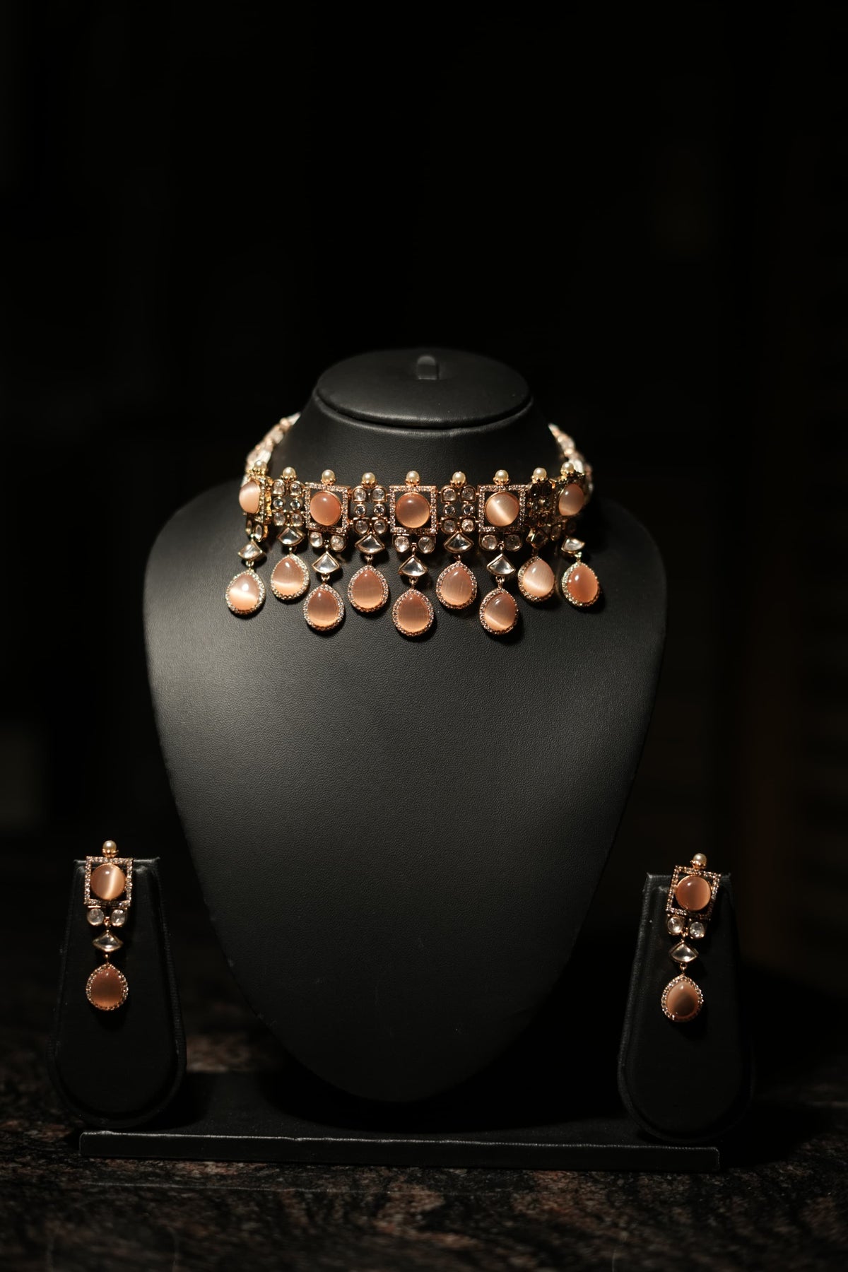 Swarna Drop Necklace Set