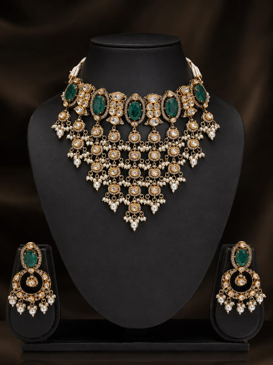 Rajvi Panna Waterfall Choker